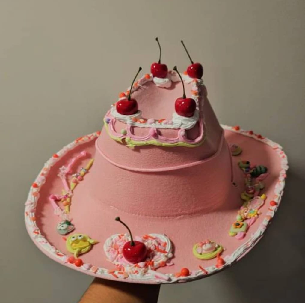 Customer photo review of Bachelorette Custom Cowgirl Hat