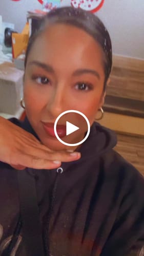 Customer video review of Red Spirit Speckles Makeup Patches - Team Spirit Collection