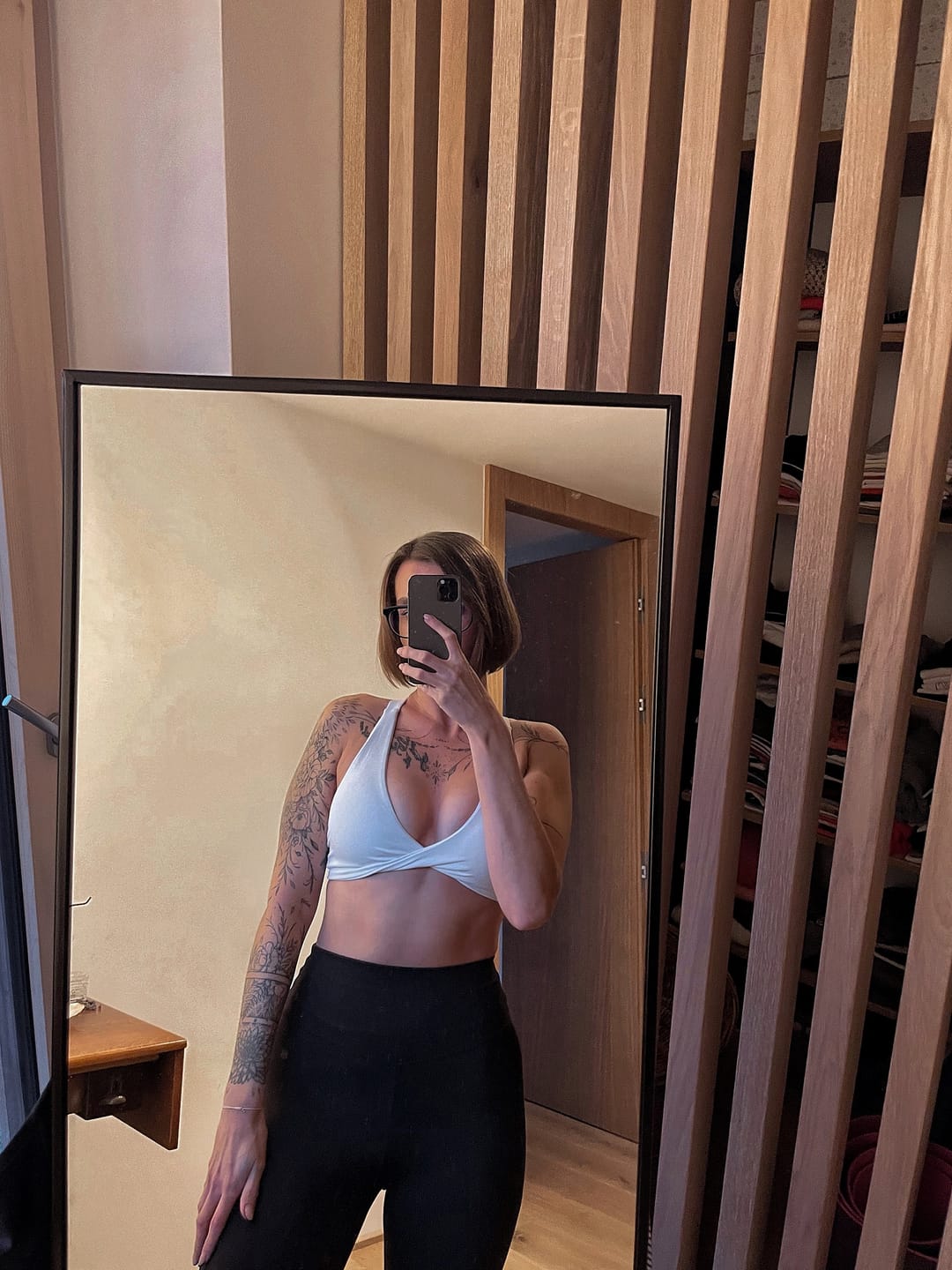 Customer photo review of SECOND SKIN TWISTED BRA