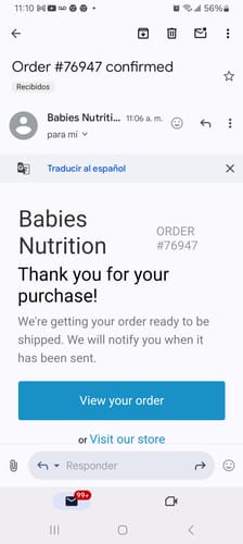 Customer photo review of Enfamil Infant Baby Formula (4-29.4 OZ) Case of 4