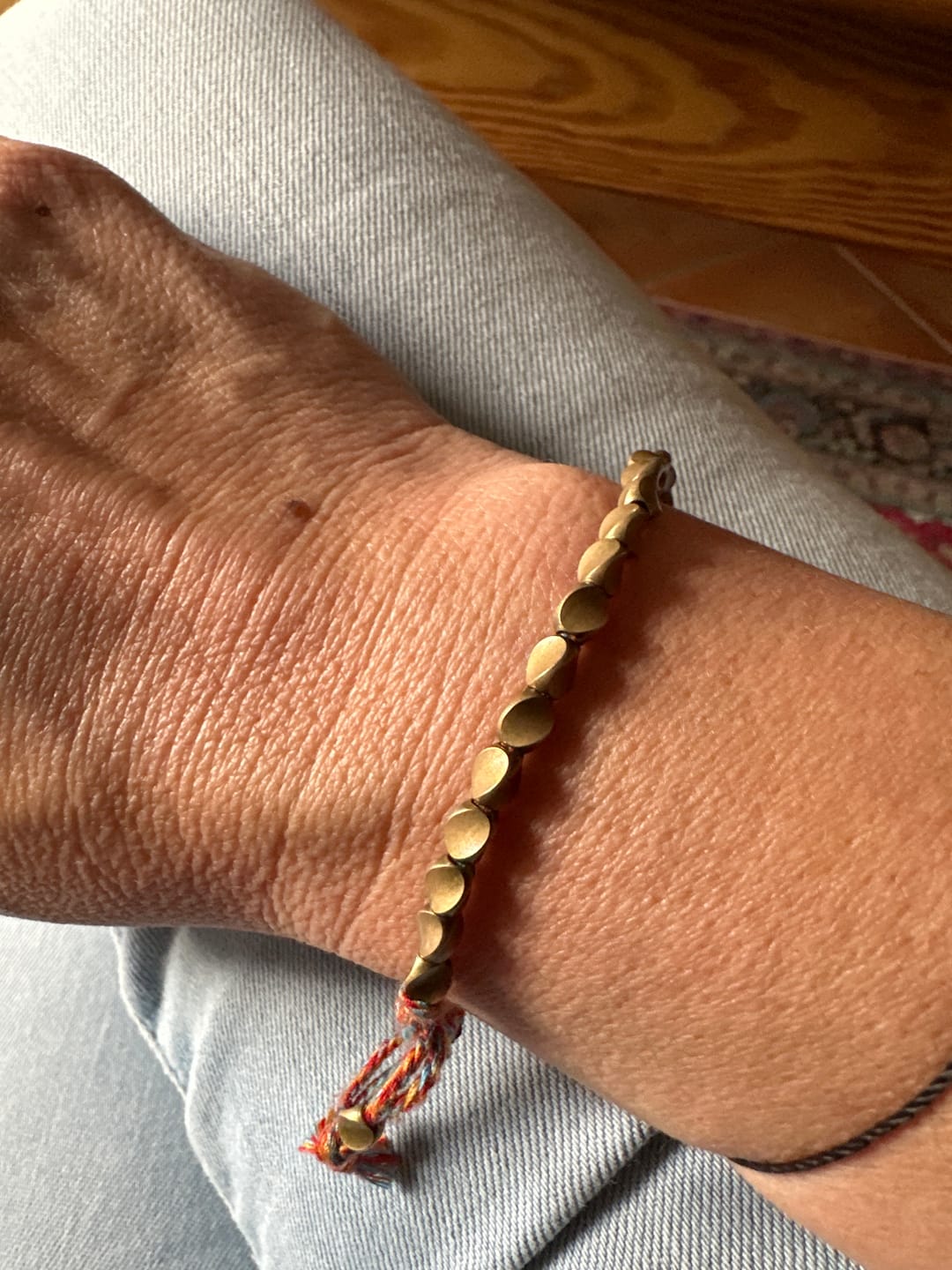 Customer photo review of Edles Tibetisches Glücksarmband