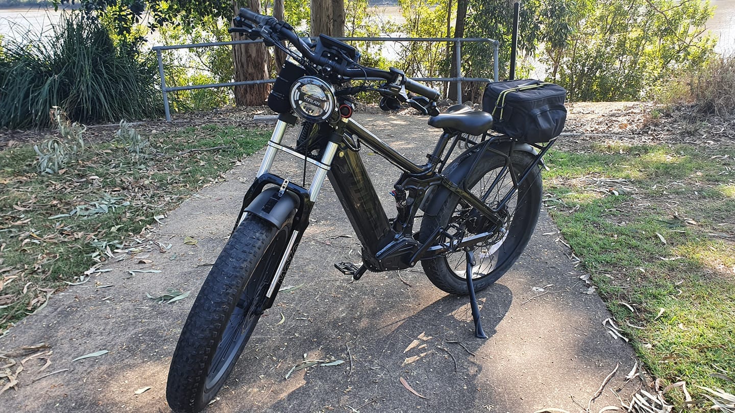 Customer photo review of T7 Full Suspension Mountain E-bike
