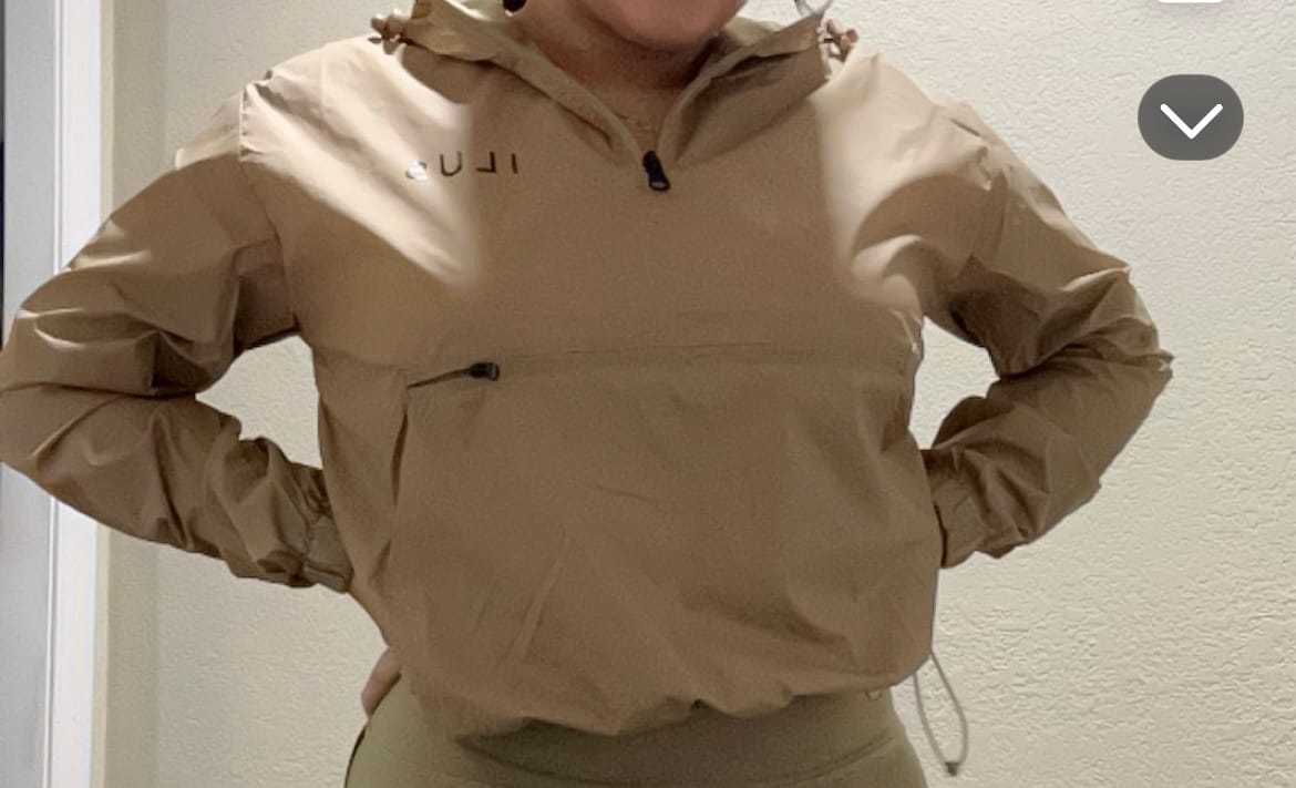 Customer photo review of FULL LENGTH WINDBREAKER