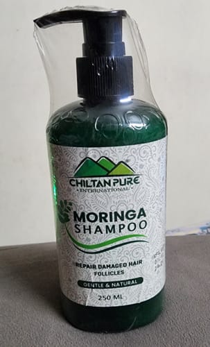 Customer photo review of Moringa Shampoo – High Nourishing & Moisturizing Antioxidant Power