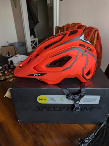 Customer photo review of Fox Speedframe Pro DVIDE MTB Helmet