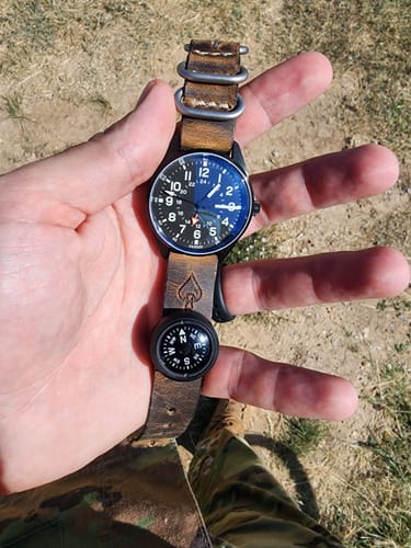 Customer photo review of W.O.E. Leather Single Pass Zulu