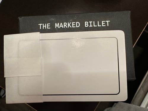 Customer photo review of The Marked Billet by TCC Magic