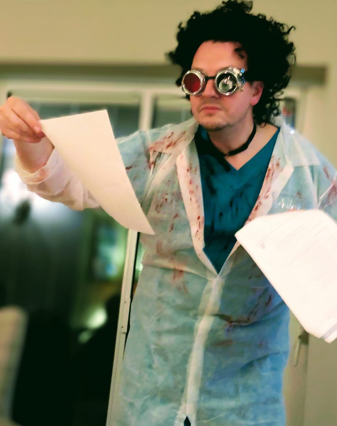 Customer photo review of Rocky Horror Halloween Murder Mystery Game Kit