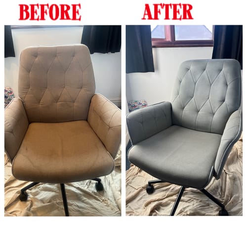 Customer photo review of Fabric Paint -- Light Grey