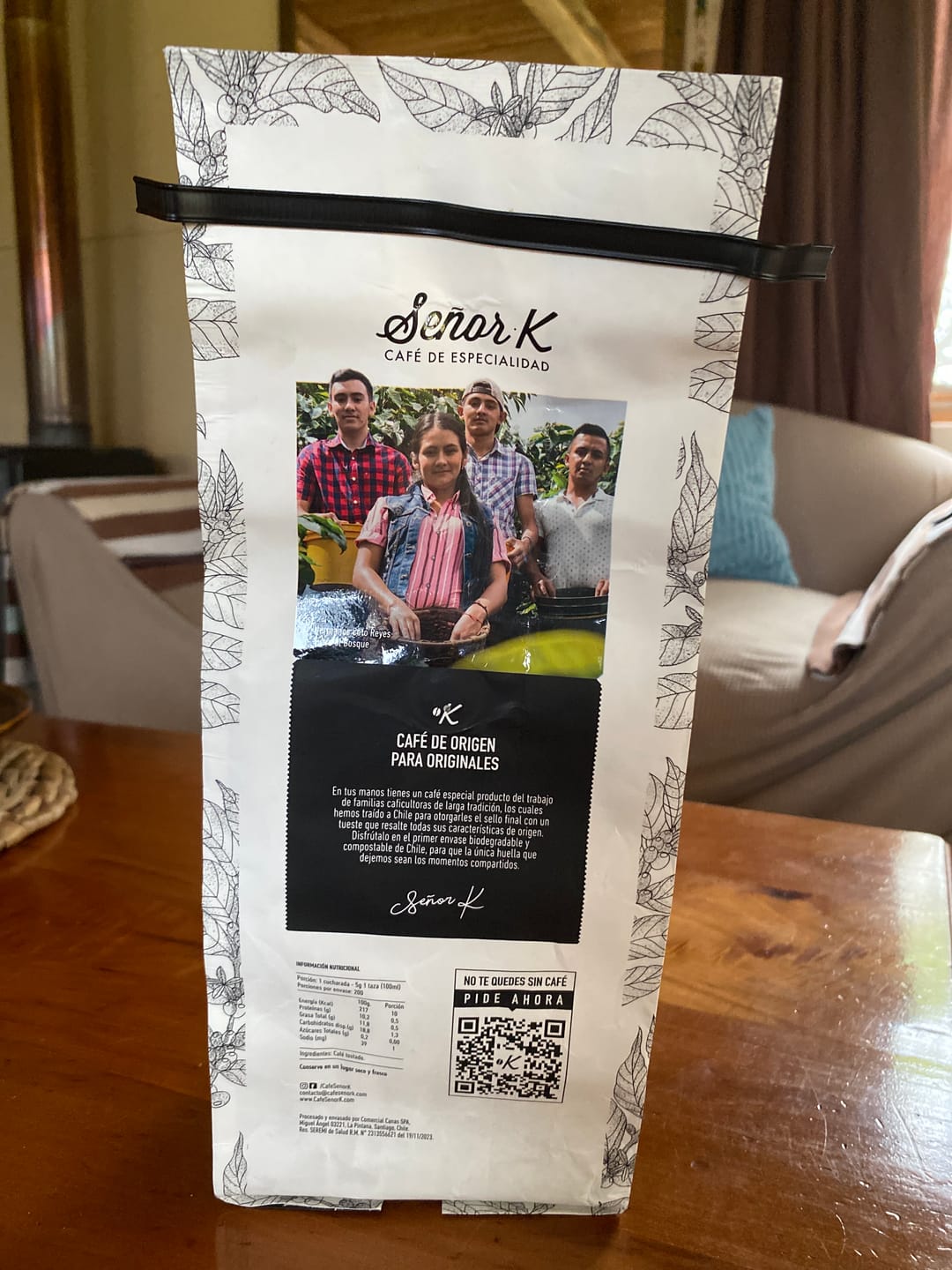 Customer photo review of Café de especialidad | Blend Los Andes Intenso Bolsa 1 KG