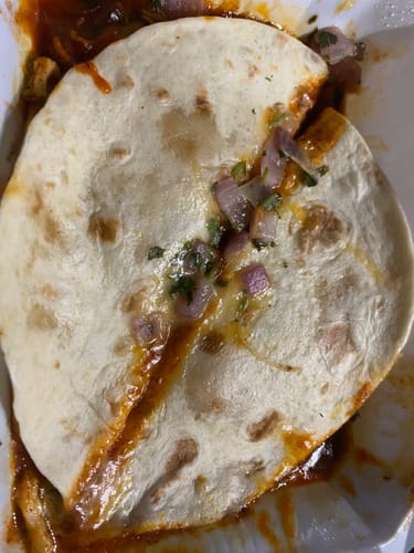 Customer photo review of Chicken Enchilada