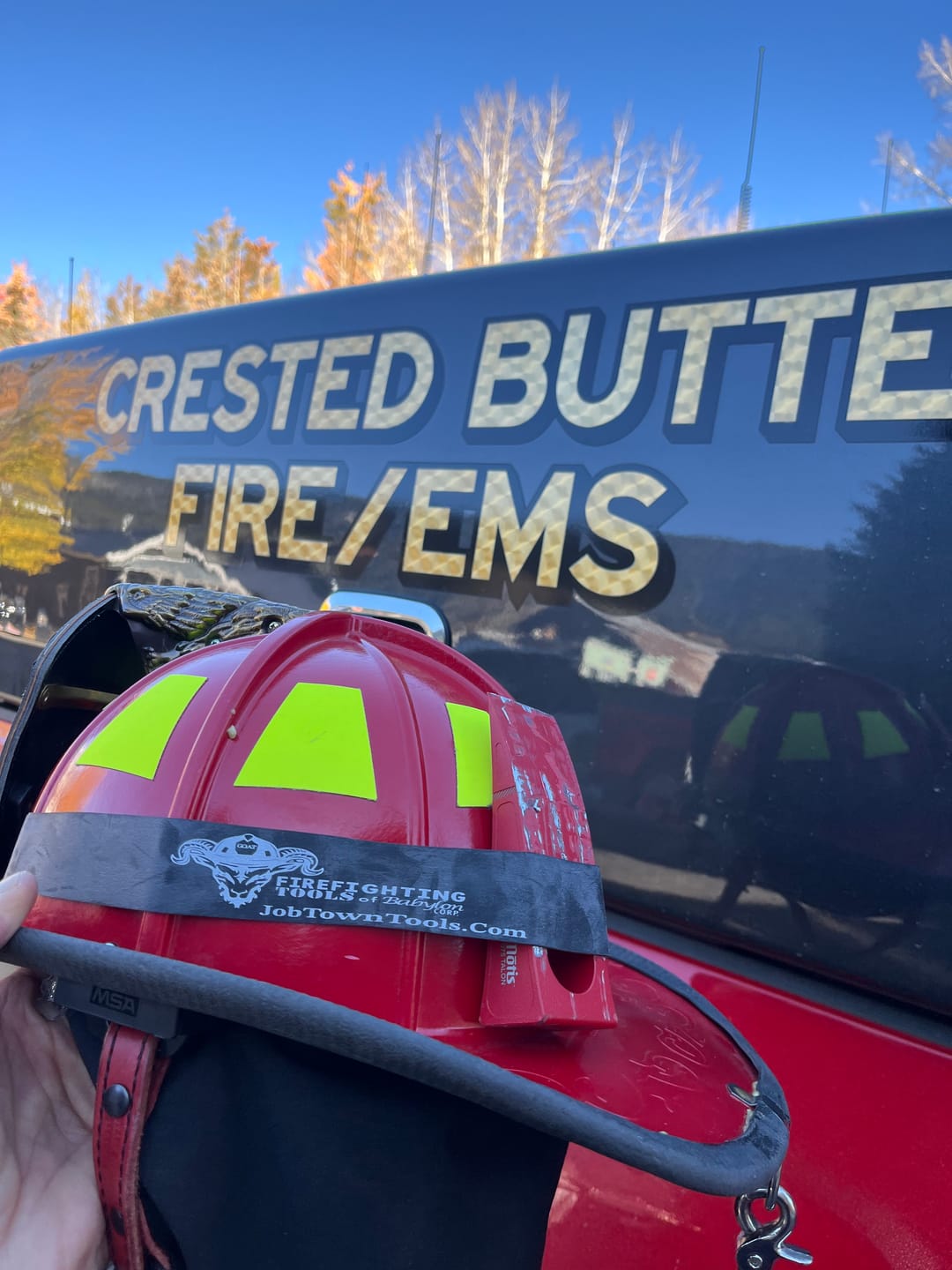 Customer photo review of Helmet Band - MADE IN USA