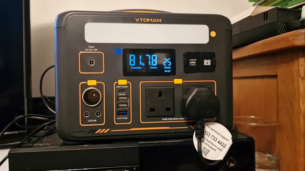 Customer photo review of VTOMAN Jump 600X Power Station