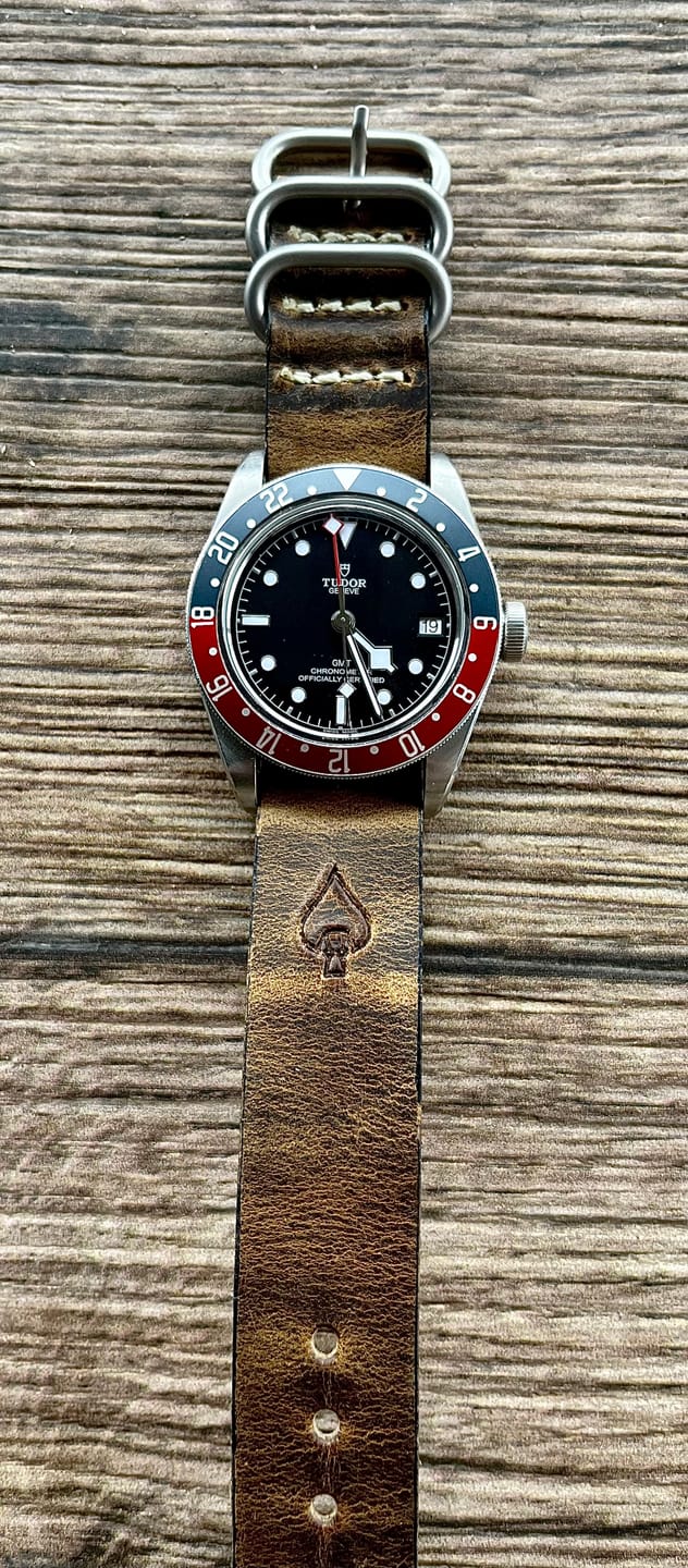 Customer photo review of W.O.E. Leather Single Pass Zulu