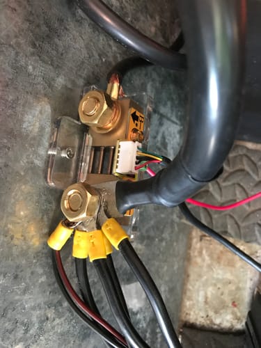 Customer photo review of iTECHBM500 (NEW 2024 Model) - 500Amp Battery Monitor with Shunt