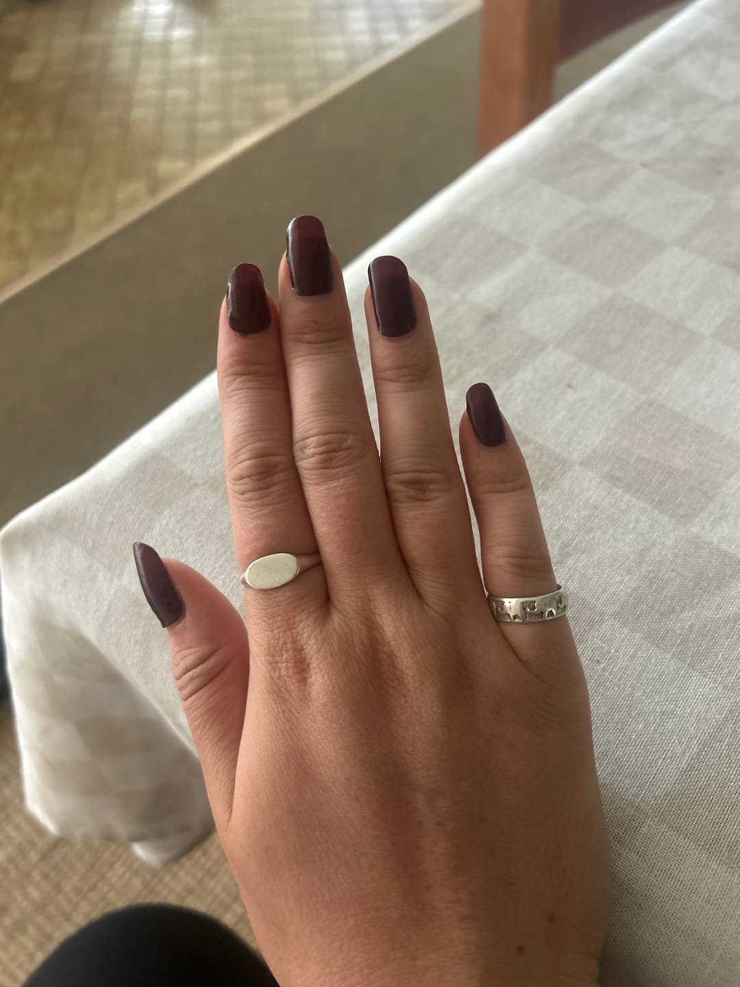 Customer photo review of Sweet Cherry DIY Semicured Gel Nail Sticker Kit
