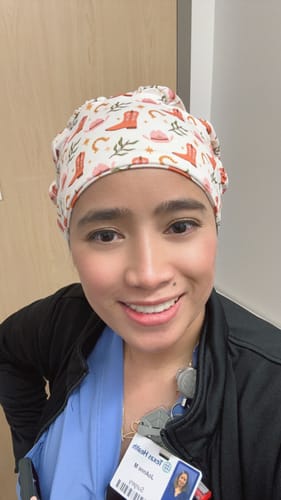 Customer photo review of Scrub Hat - Howdy