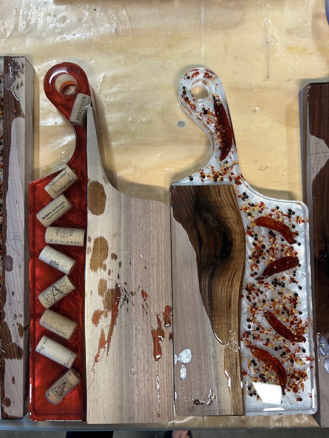 Customer photo review of Reusable Silicone Casting Epoxy Molds