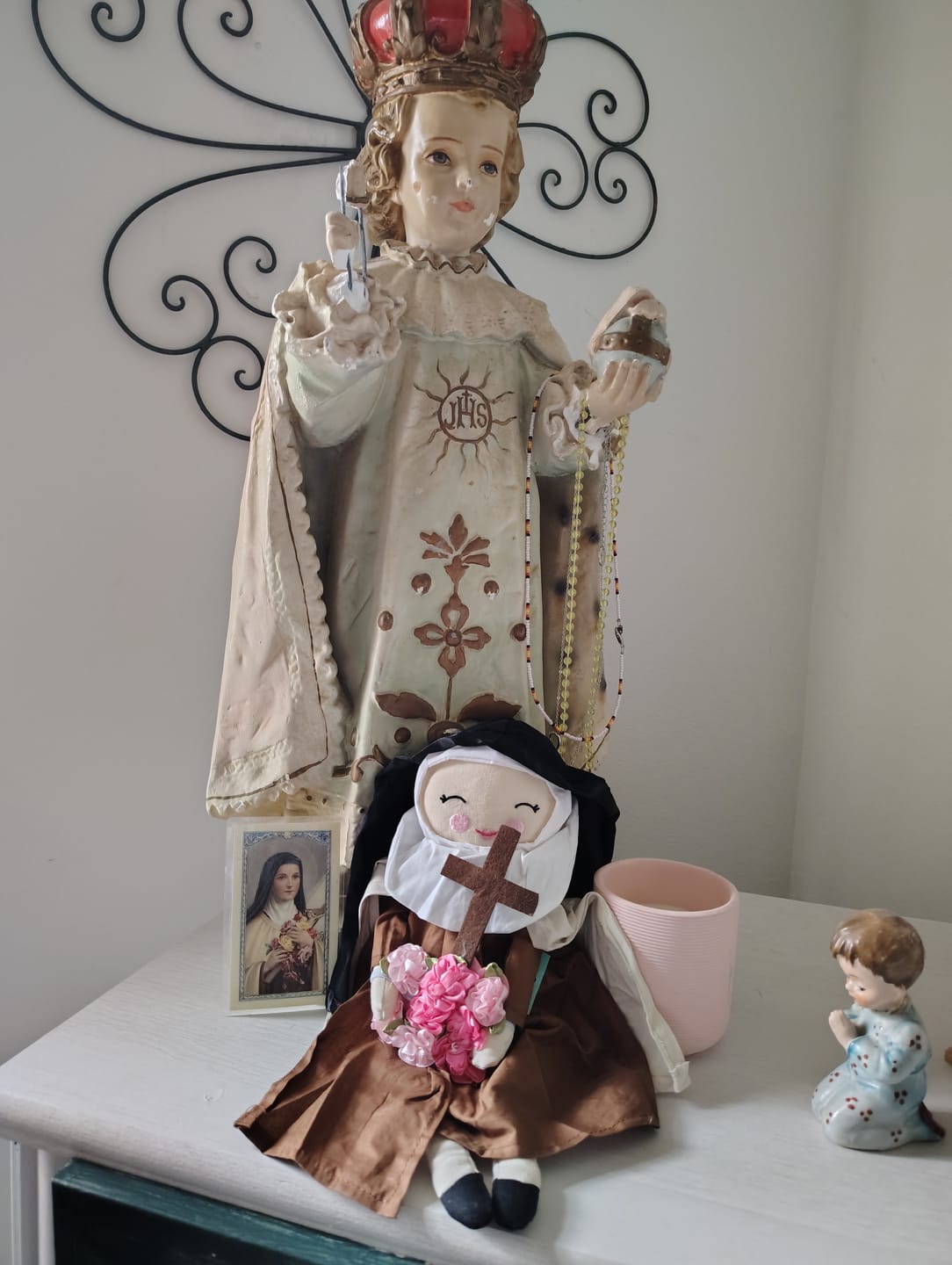 Customer photo review of St. Thérèse of Lisieux Rag Doll