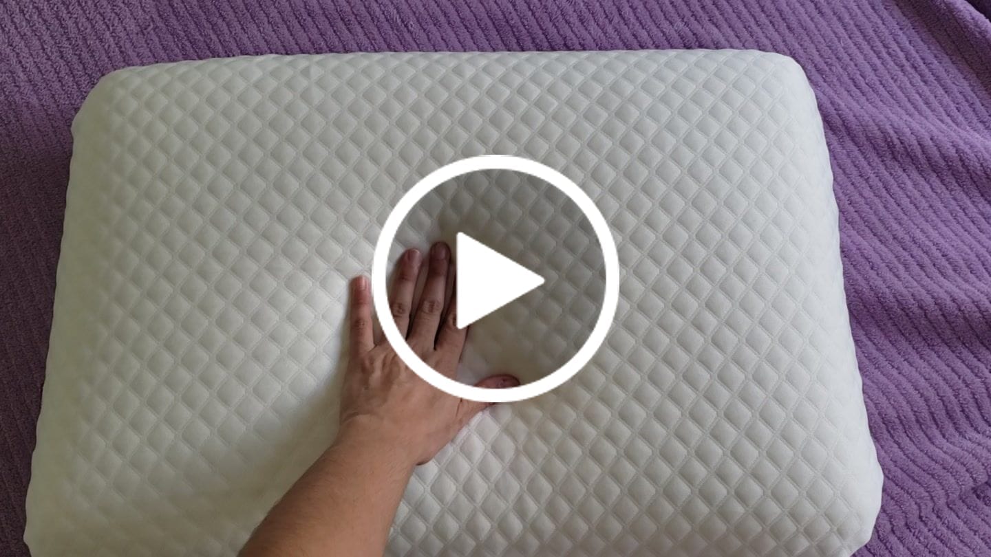 Customer video review of Travesseiro IWS Original Látex