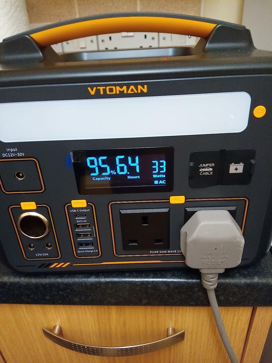 Customer photo review of VTOMAN Jump 600X Power Station