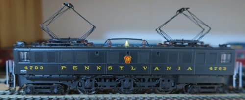 Customer photo review of BLI 5930 PRR P5a Boxcab, #4733, 1930's Passenger Type, DGLE, Brown Roof, Gold Leaf Roman Lettering, Paragon3 Sound/DC/DCC, HO