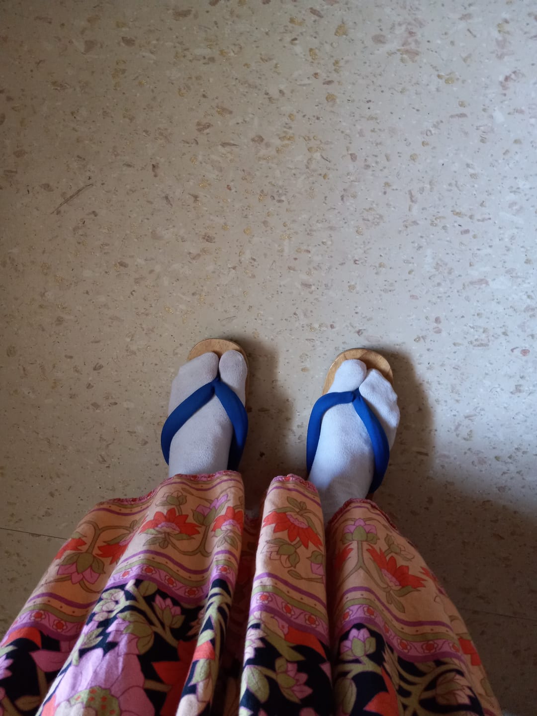 Customer photo review of Women's Geta Sandals 【Classic Blue】