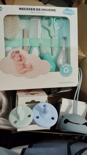 Customer photo review of Set de higiene bebé toilet bag Nenina & Co