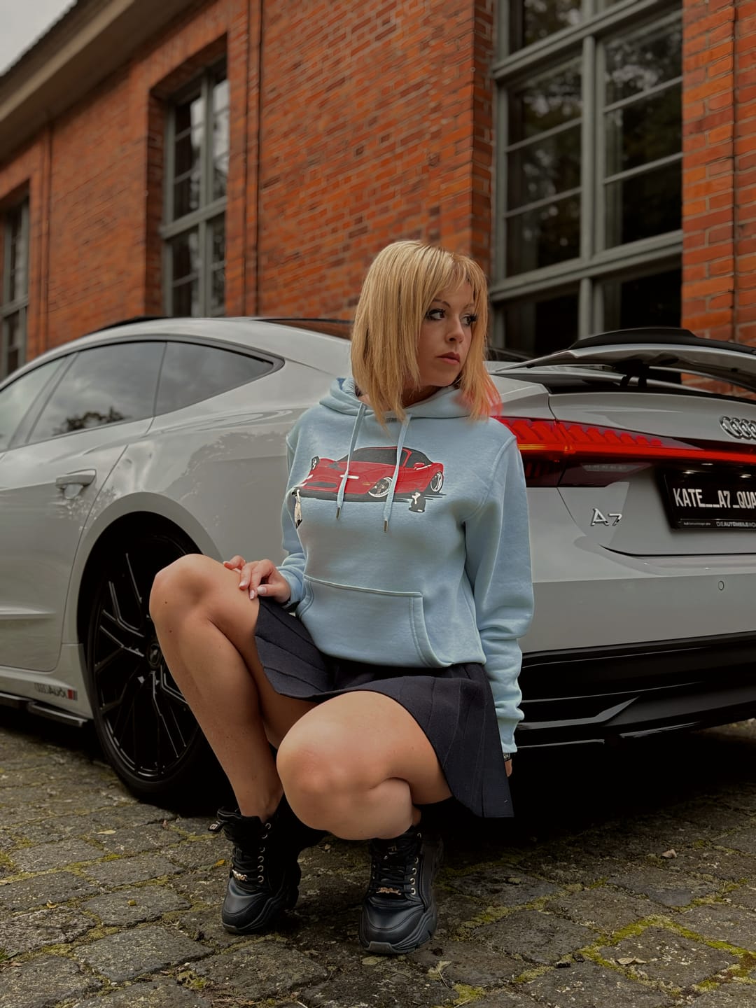 Customer photo review of MIATA CAT Car Hoodie