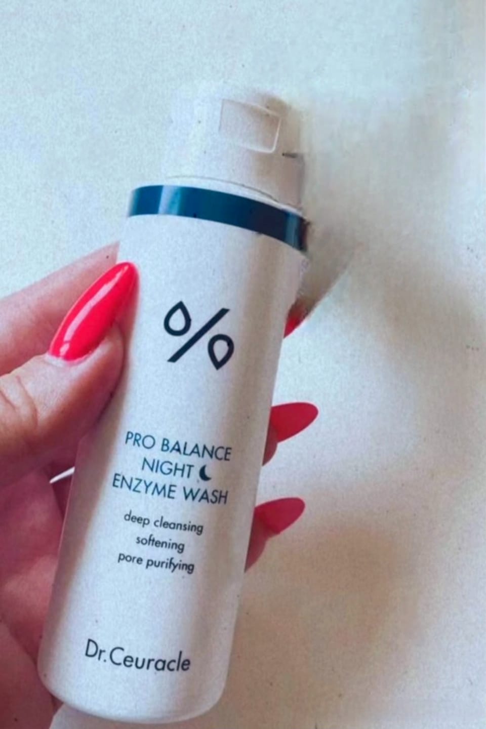 Customer photo review of Enzīmu pūderis ar kokogli Dr.Ceuracle Pro Balance Night Enzyme Wash