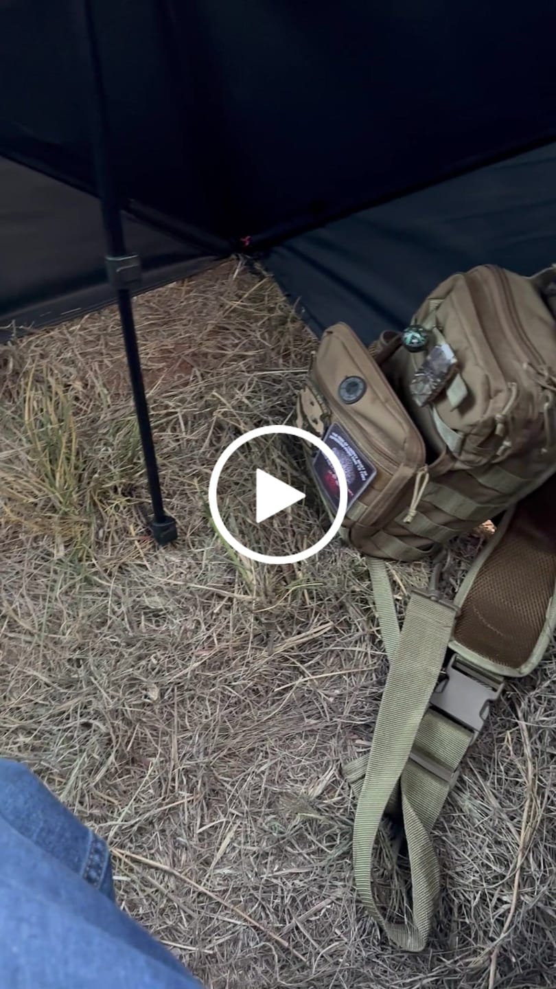 Customer video review of OptiVue 360° Ultra-HD See-Through Hunting Blind with 90° Full-Access Door