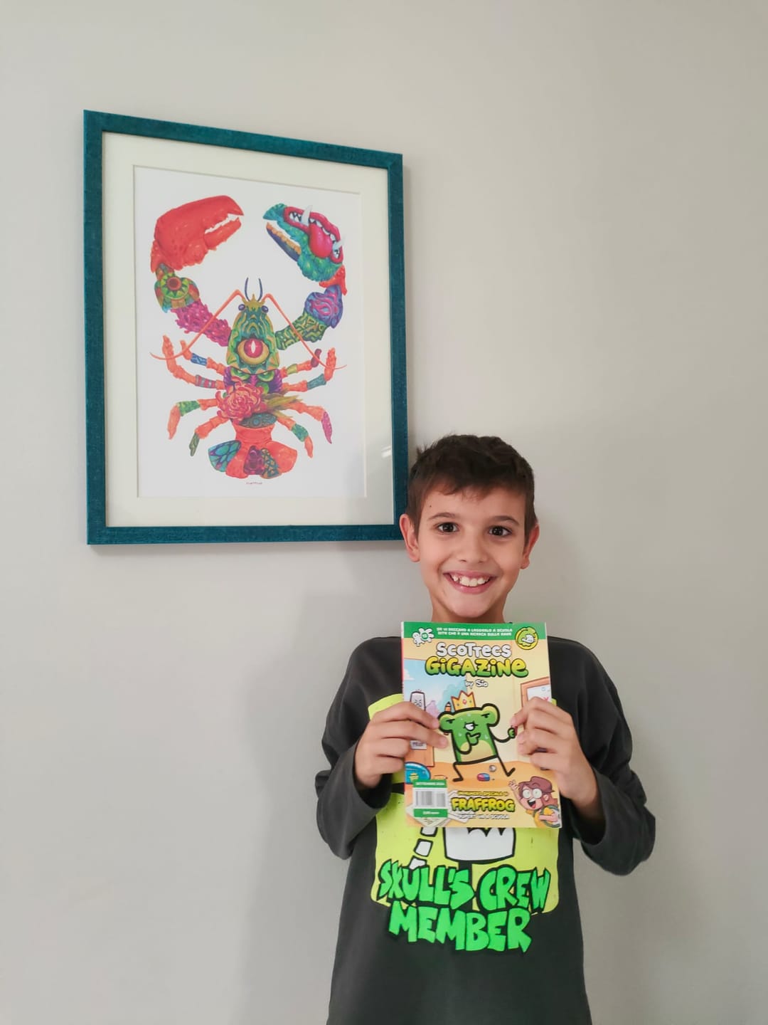 Customer photo review of Aragosta Fantasy• Stampa A3 Firmata