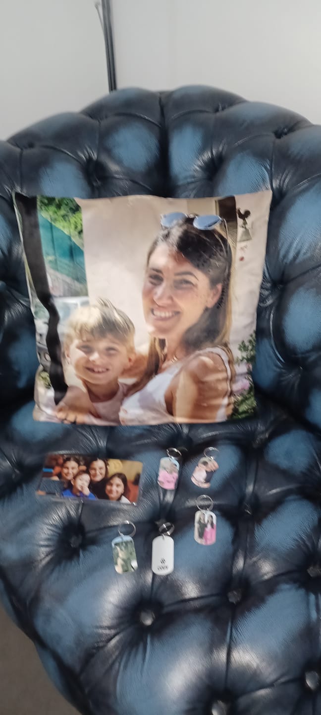 Customer photo review of Avec photo - Coussin personnalisé
