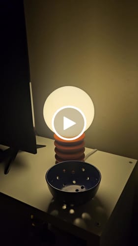 Customer video review of Ribbon Lamp | Blood Orange