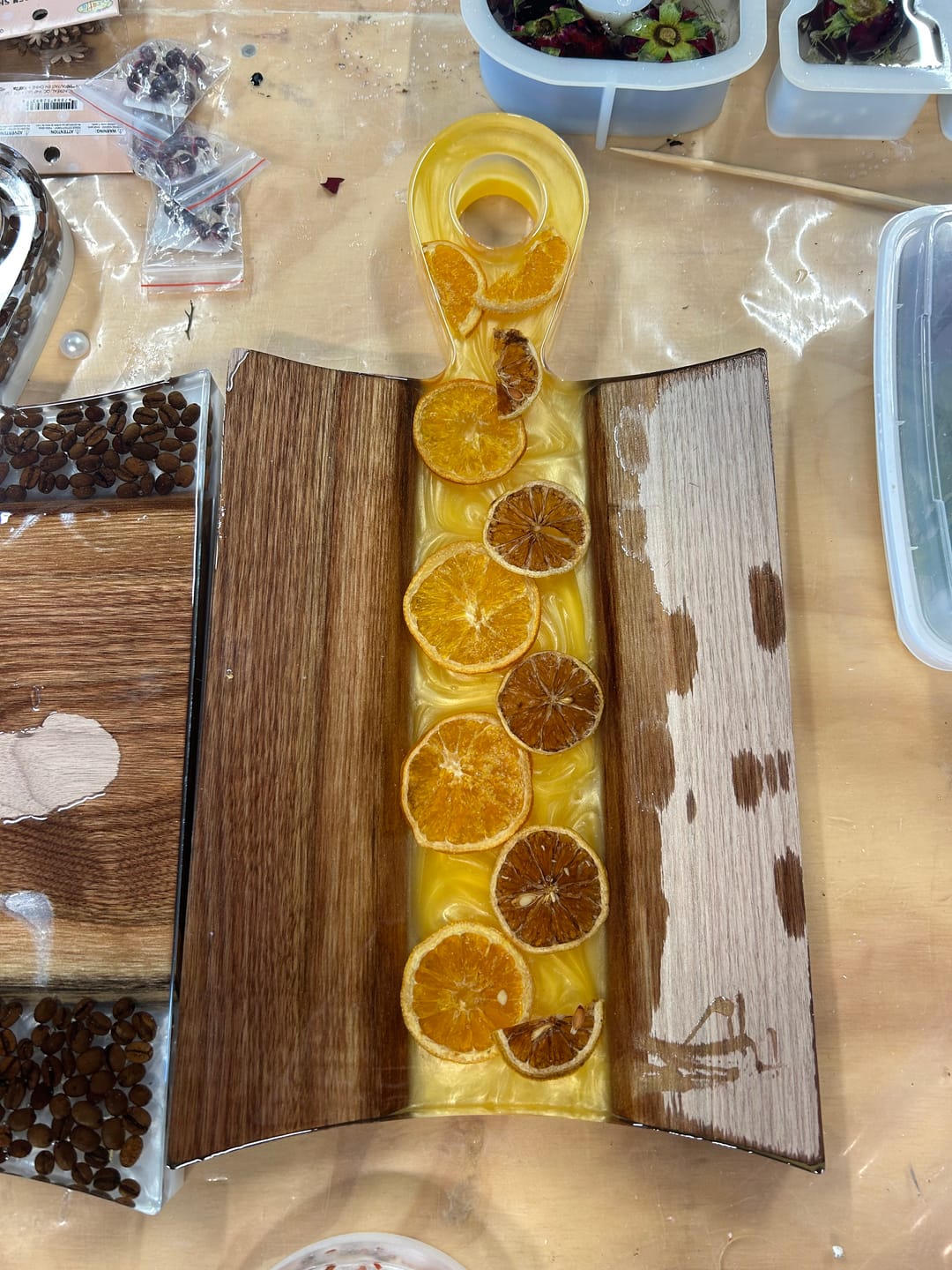 Customer photo review of Reusable Silicone Casting Epoxy Molds