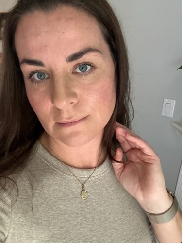 Customer photo review of Céleste Necklace - Gold