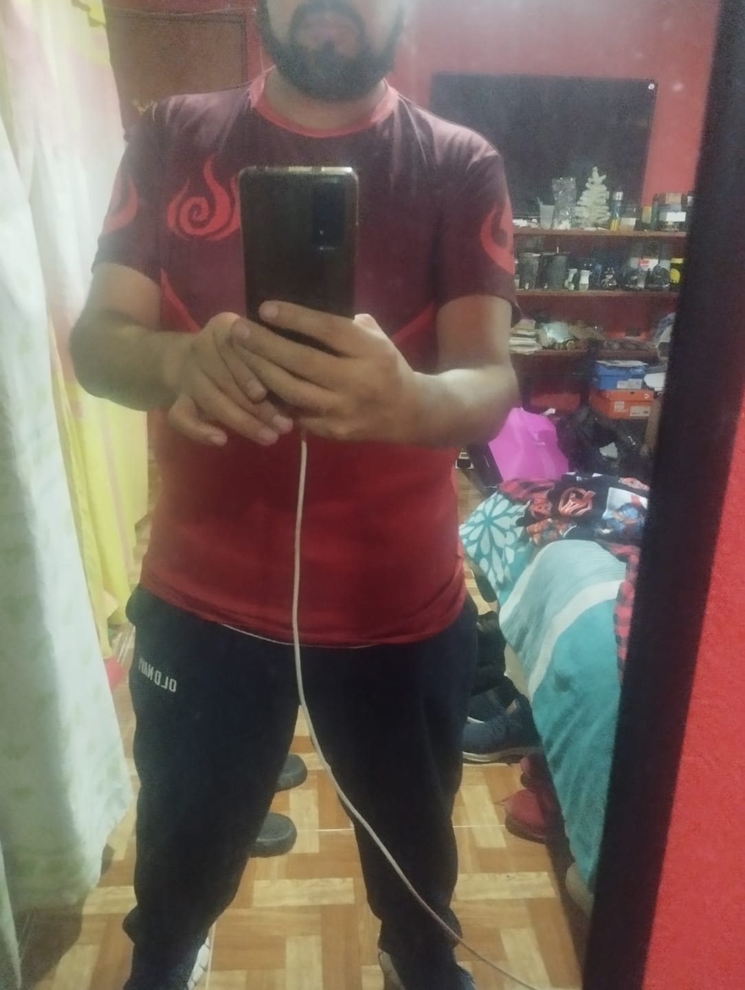 Customer photo review of Playera Pijama Avatar Nación Del Fuego