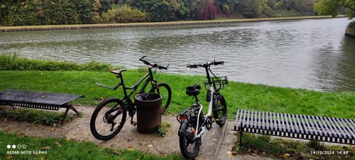 Customer photo review of Engwe L20 SE 250W 20" Foldable Electric Trekking Bike 15.6Ah Step-through E-bike