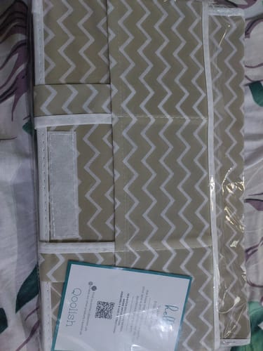 Customer photo review of Qoolish Diaper storage caddy Organizers with Lid! (Available in 4 colors)