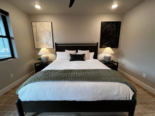 Customer photo review of Black And White Abstract Art #ABAO42