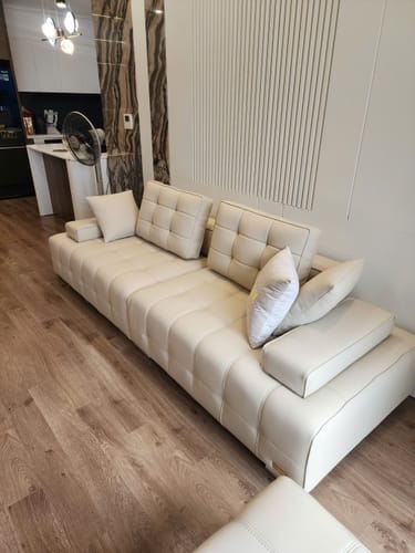 Customer photo review of Mẫu sofa chữ L da phong cách Ý HEAVEN