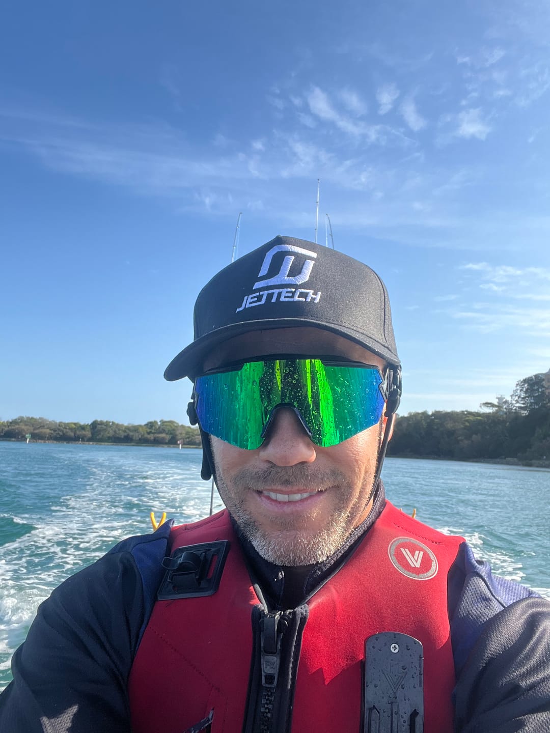 Customer photo review of JET TECH WATER REPELLENT JET SKI HAT