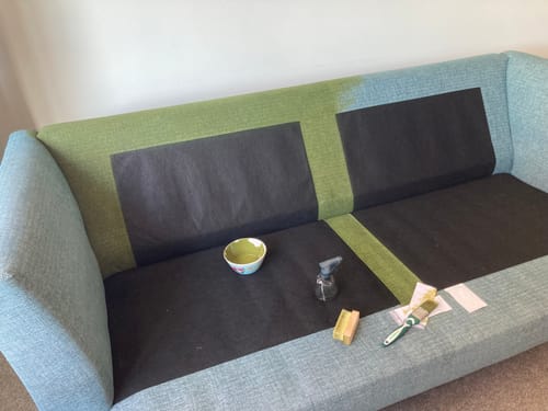 Customer photo review of Fabric Paint -- Olive