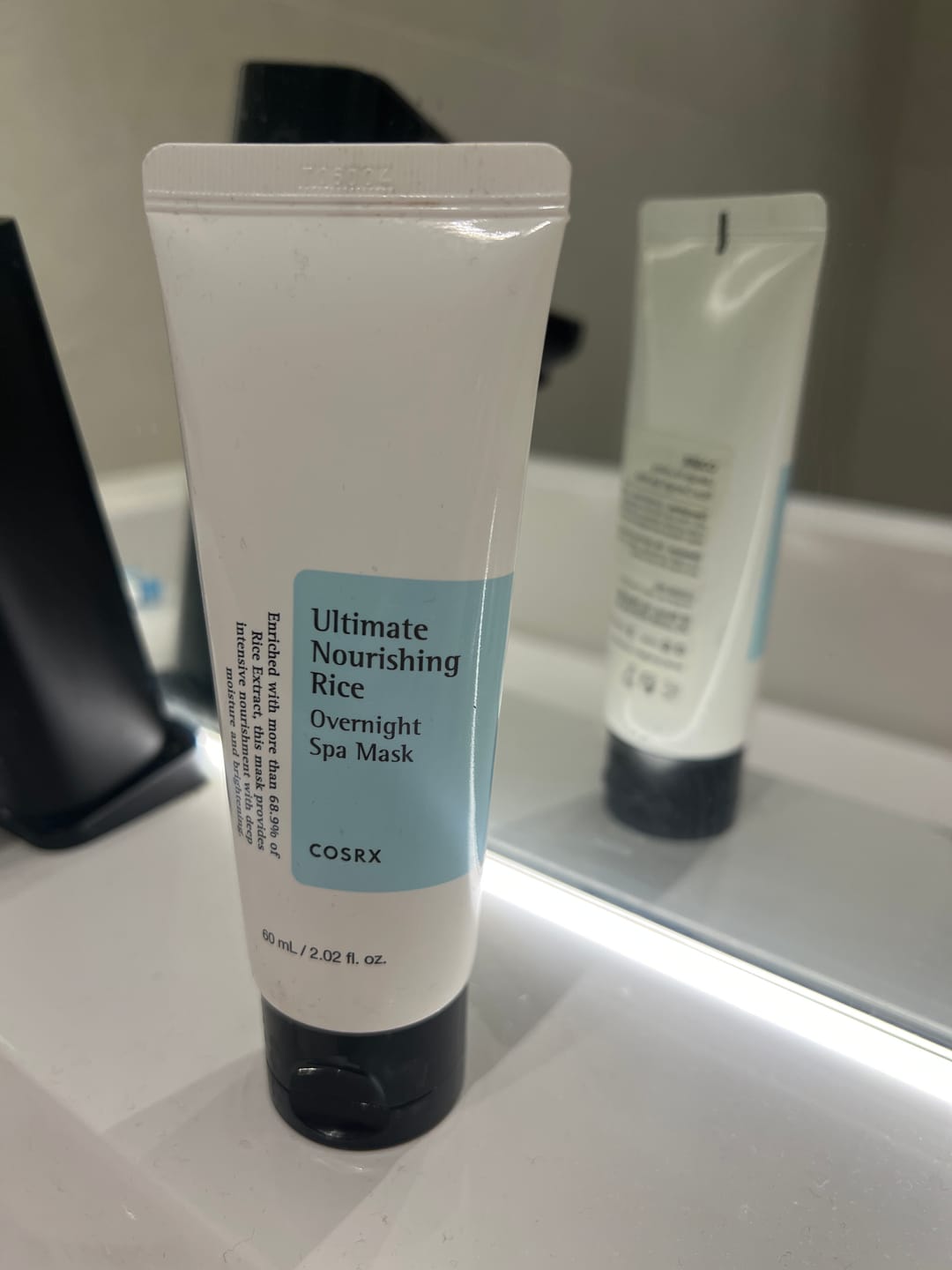 Customer photo review of Barojoša nakts maska COSRX Ultimate Nourishing Rice Overnight Spa Mask