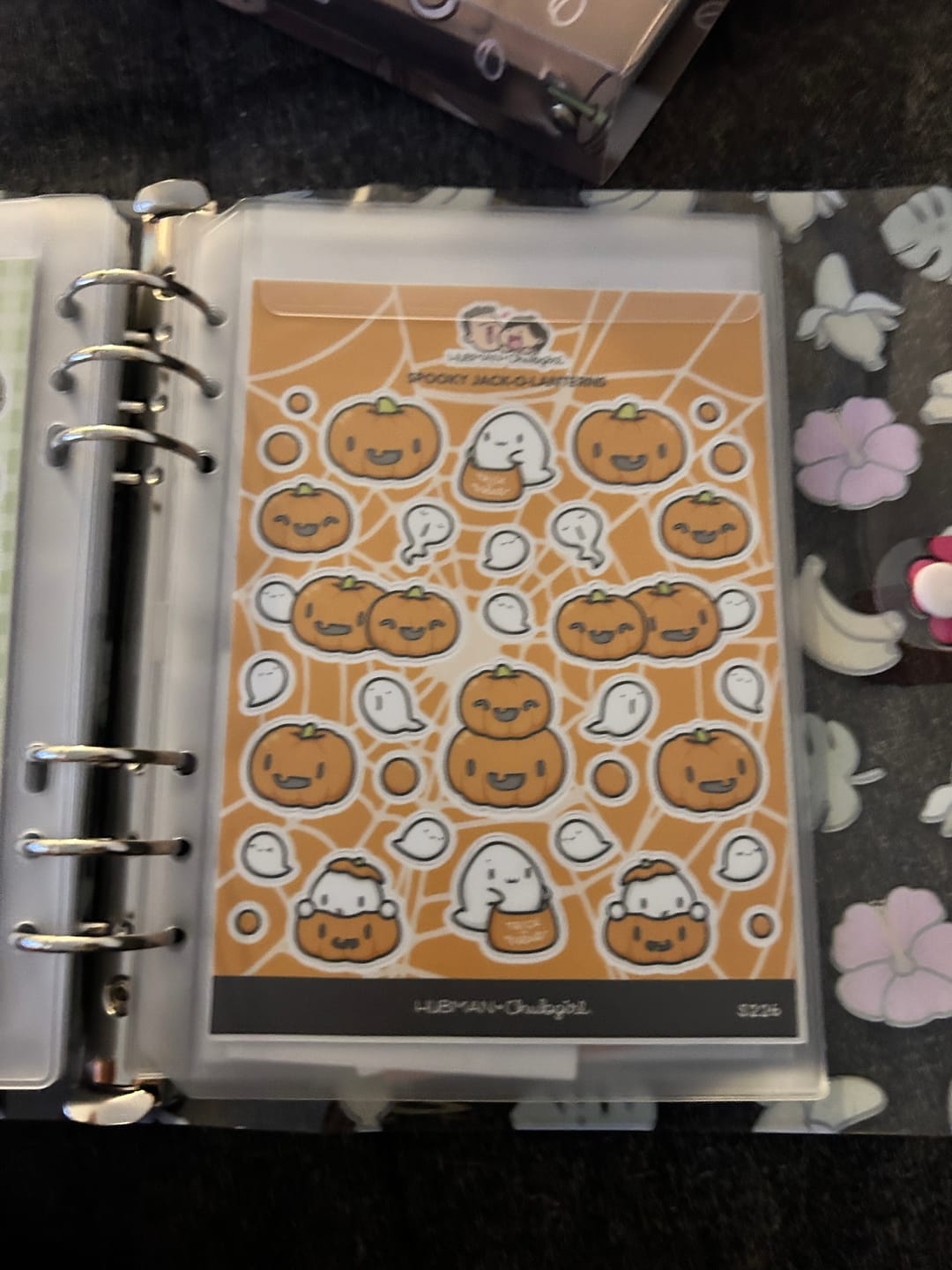 Customer photo review of Spooky Jack-o-Lanterns Sticker Sheet