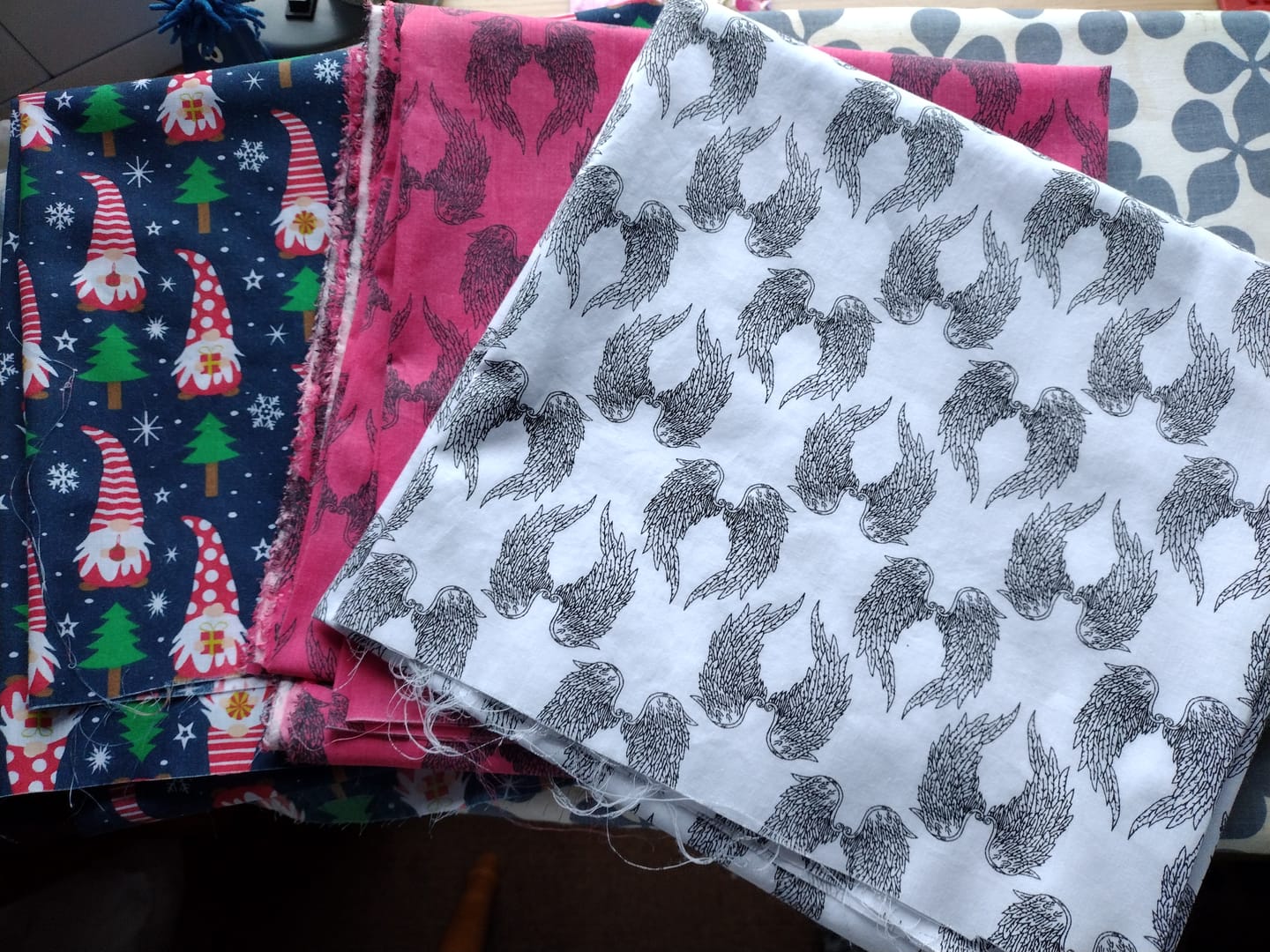 Customer photo review of Printed Polycotton Bundle 1m X 3