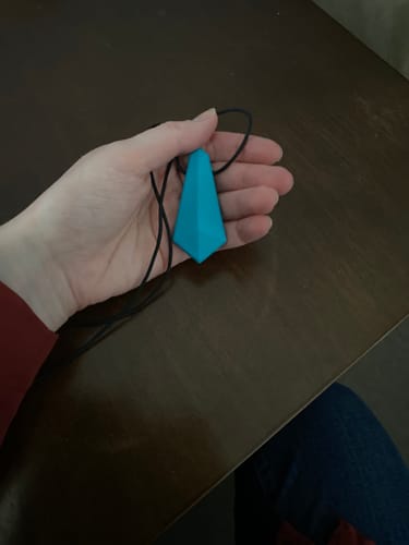 Customer photo review of ARK Chewel™ Chewable Pendant Necklace
