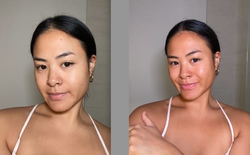 Customer photo review of Dusk to Dawn - Overnight Tan Facial 50ml