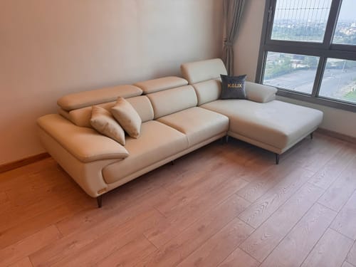 Customer photo review of Sofa văng da sang trọng 3 chỗ tựa gật gù PERRY