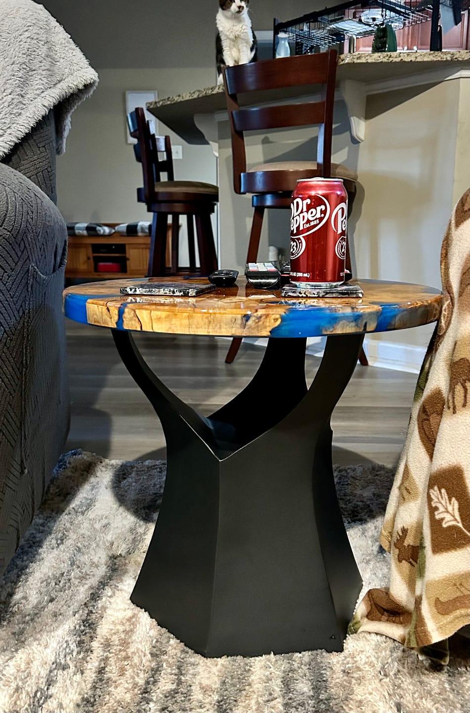 Customer photo review of Coffee Table Base 106B Namu 16H DIY Furniture